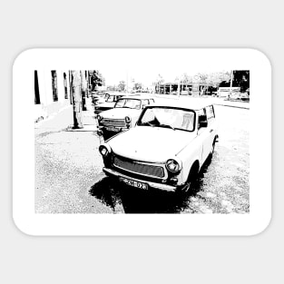 Trabant in Budapest Sticker